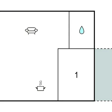 1 Bedroom Pet Friendly In 度假居 *